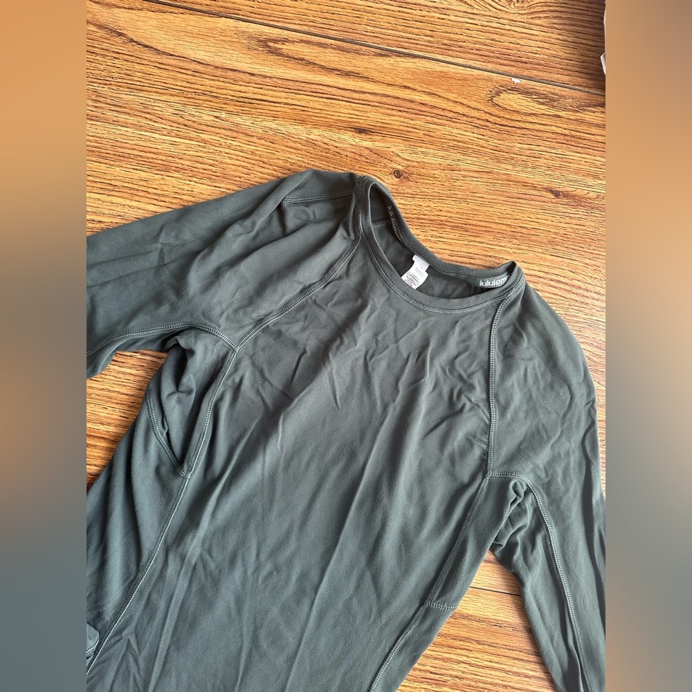 Lululemon it’s Rulu Run Smoked Spruce Long Sleeve - Picture 6 of 7